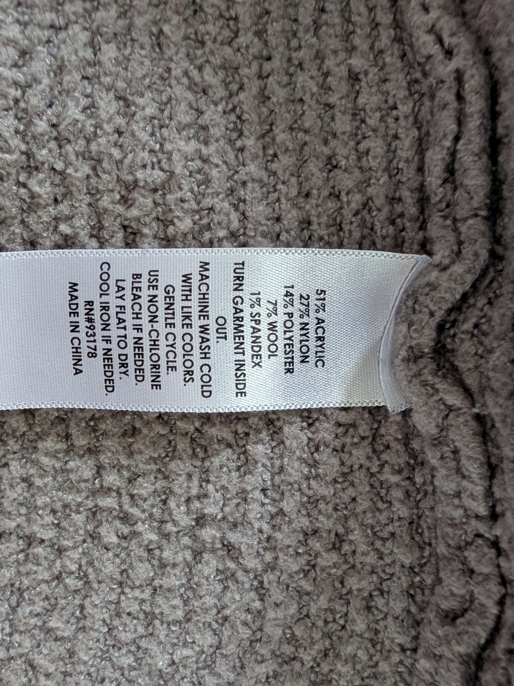 The Limited Gray Button-Up Ribbed Cardigan - Picture 4 of 4